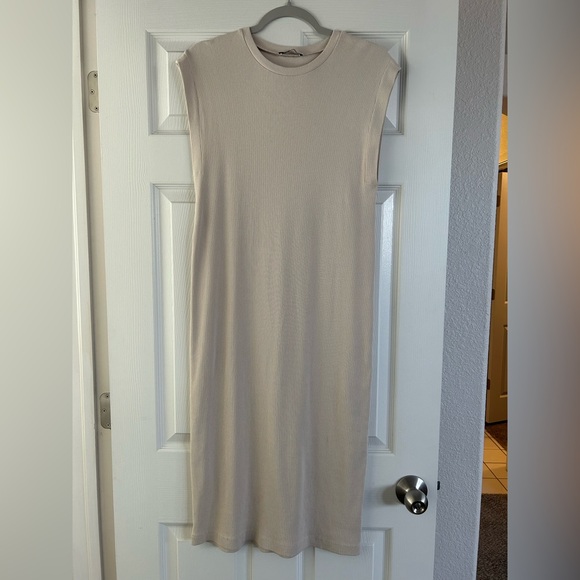 Zara Dresses & Skirts - Zara Cream Midi Dress